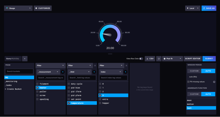 Filament Maker TWO Database screenshot