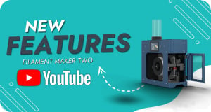 YouTube thumbnail of the Filament Maker Two new features video.